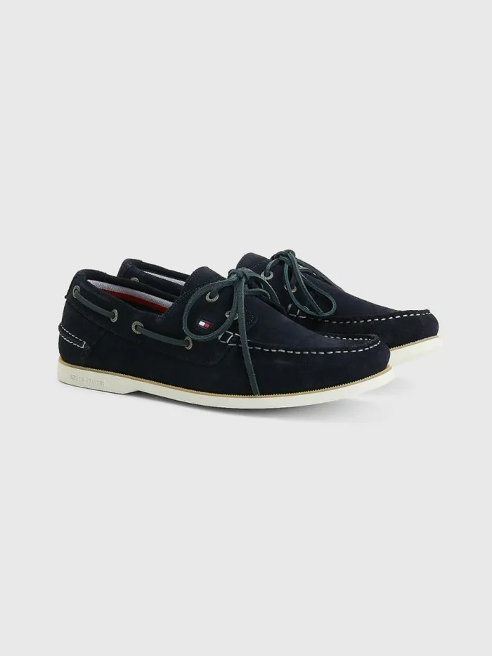 Tommy Hilfiger Classic Suede Boat Shoes Desert Sky Mens Sandals Sliders and Flip Flops Popular Tommy Hilfiger Classic Suede Boat Shoes Desert Sky Mens Sandals Sliders and Flip Flops Popular