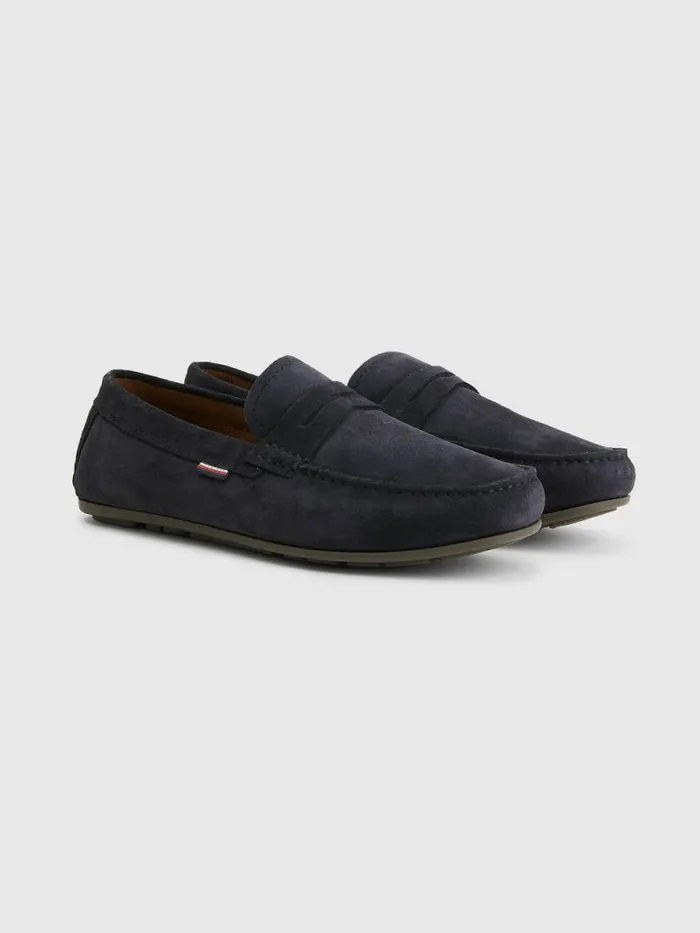 Tommy Hilfiger Classic Suede Driving Shoes Desert Sky Mens Trainers Gift 4 You Tommy Hilfiger Classic Suede Driving Shoes Desert Sky Mens Trainers Gift 4 You