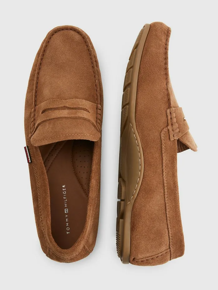 Tommy Hilfiger Classic Suede Driving Shoes Timber Mens Boots Gift for Friend