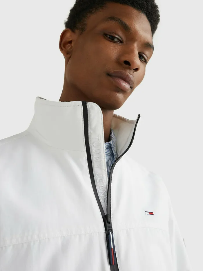 Tommy Hilfiger Classics Bomber Jacket White Mens Coats and Jackets Fashion