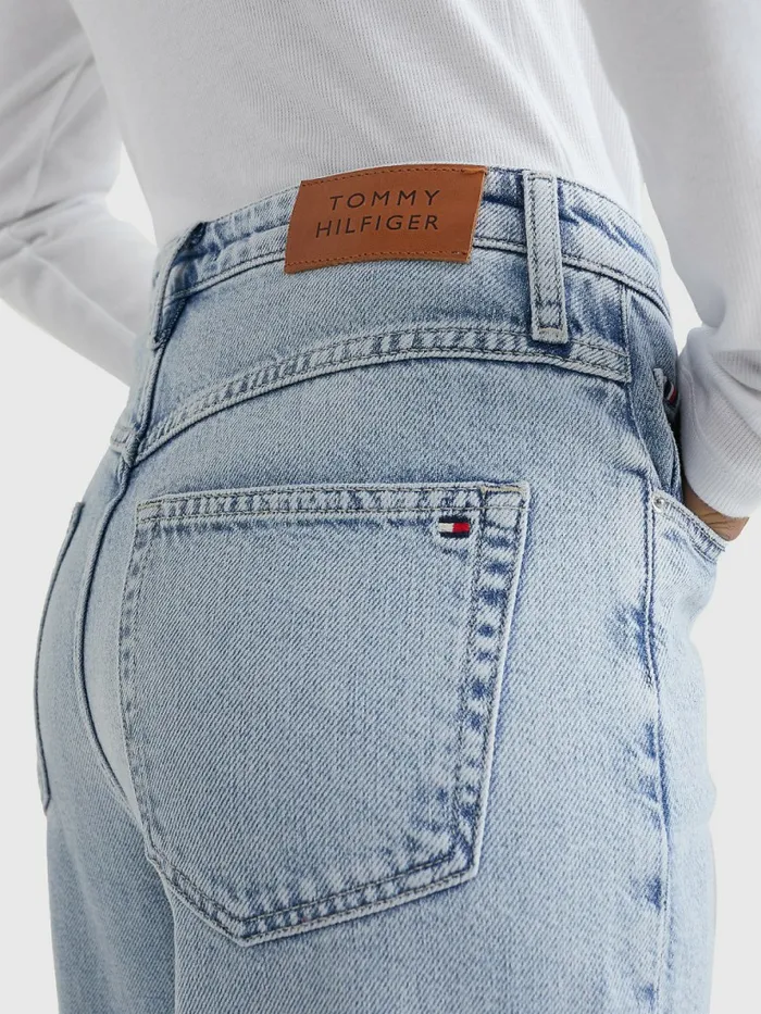 Tommy Hilfiger Classics High Rise Straight Faded LetDown Jeans Fyn Womens Jeans Near Me