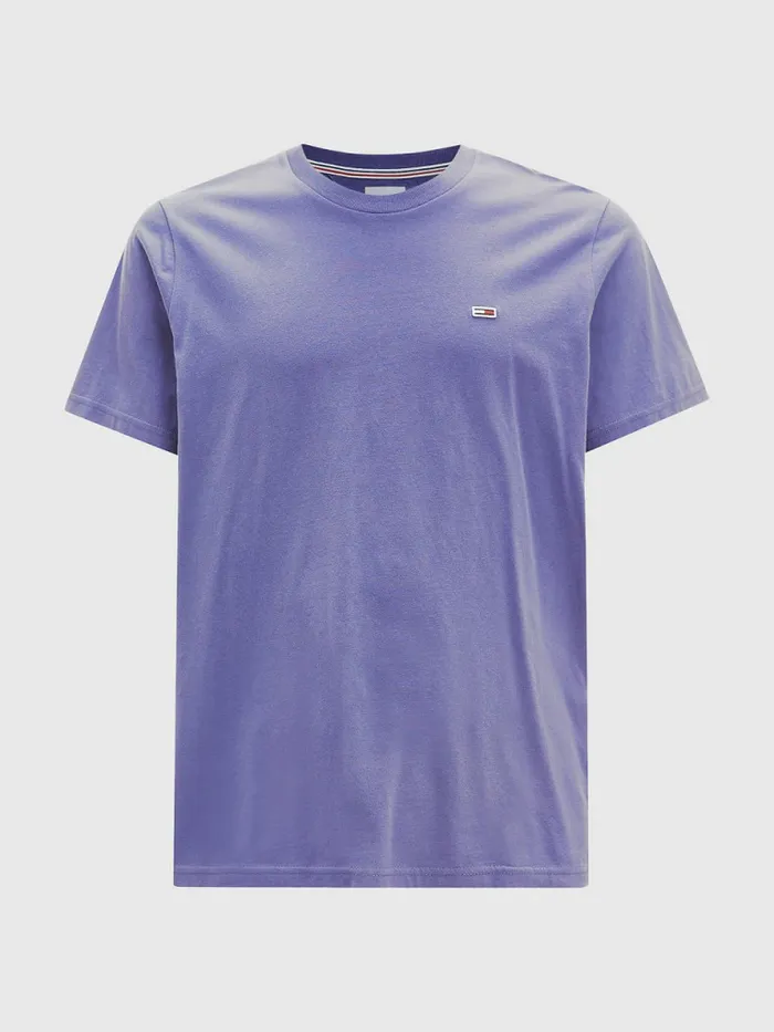 Tommy Hilfiger Classics Organic Cotton TShirt Dark Aster Mens TShirts Cheap On Sale