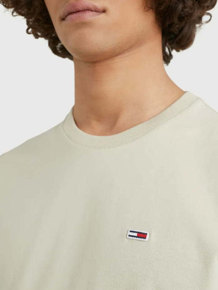 Tommy Hilfiger Classics Organic Cotton TShirt Savannah Sand Mens TShirts Fashion