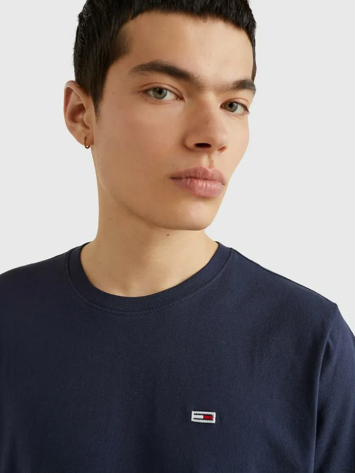 Tommy Hilfiger Classics Organic Cotton TShirt Twilight Navy Mens Essentials