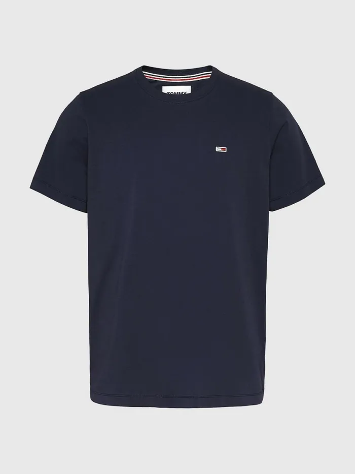 Tommy Hilfiger Classics Organic Cotton TShirt Twilight Navy Mens Essentials