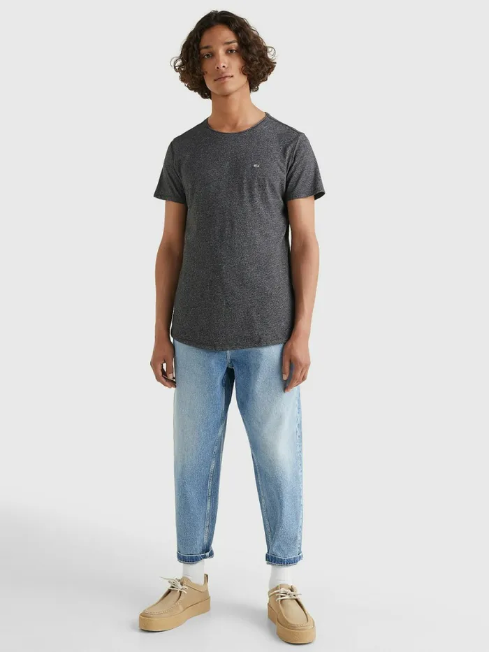 Tommy Hilfiger Classics Slim Fit TShirt Black Mens Essentials