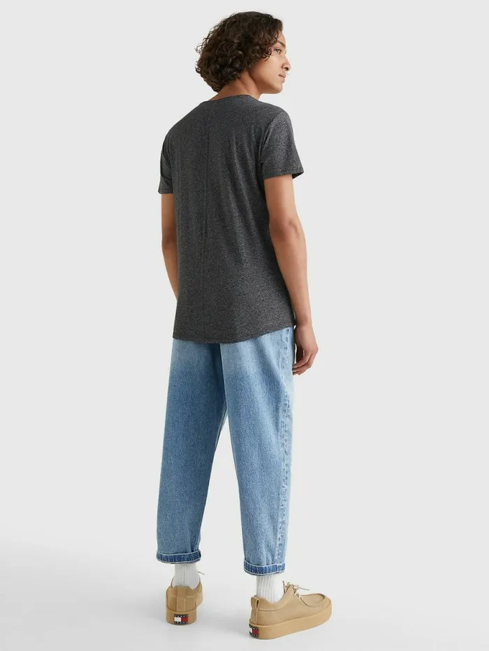 Tommy Hilfiger Classics Slim Fit TShirt Black Mens Essentials