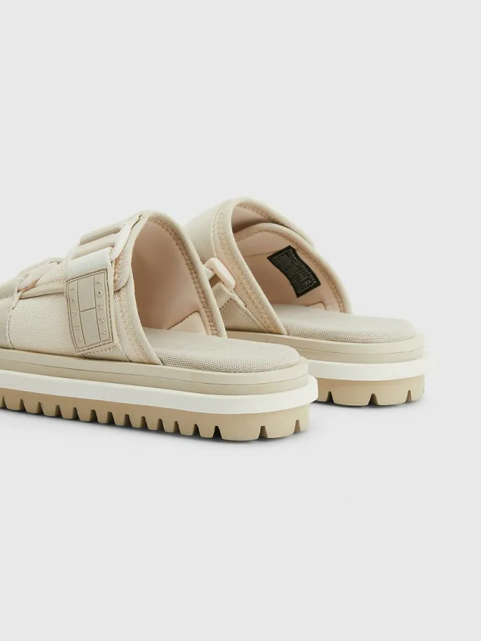 Tommy Hilfiger Cleat Flatform Sandal Triple Beige Womens Sandals Near Me