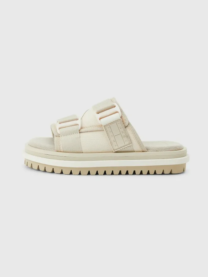 Tommy Hilfiger Cleat Flatform Sandal Triple Beige Womens Sandals Near Me