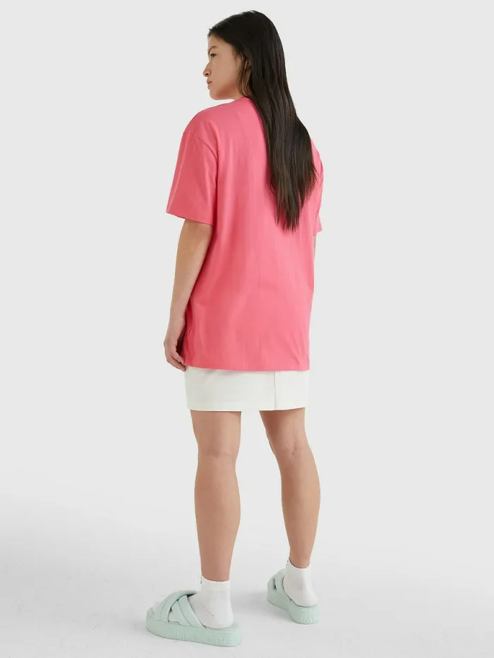 Tommy Hilfiger College Boyfriend Fit TShirt Garden Rose Womens TShirts On Sale