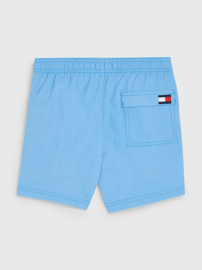 Tommy Hilfiger ColourBlocked Mid Length Swim Shorts Hydrangea Blue Boys Swimwear Cheap On Sale