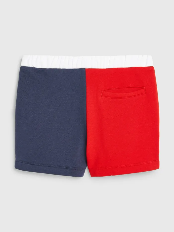 Tommy Hilfiger ColourBlocked Sweat Shorts Twilight NavyColorblock Girls Trousers Shorts and Skirts Popular