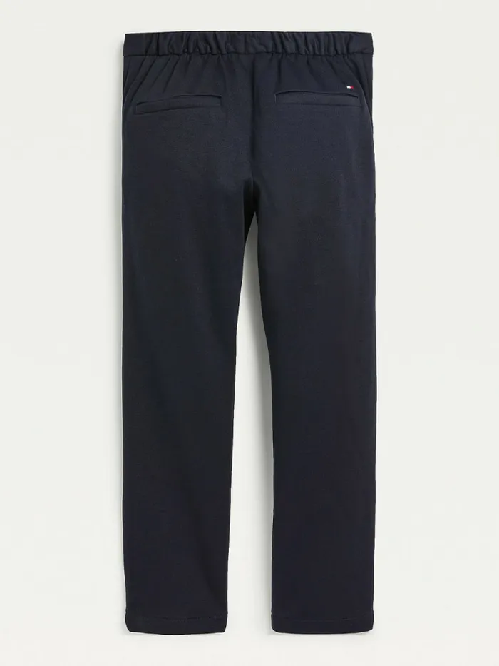 Tommy Hilfiger Comfort Jersey Pique Chinos Desert Sky Boys Trousers and Shorts For Sale