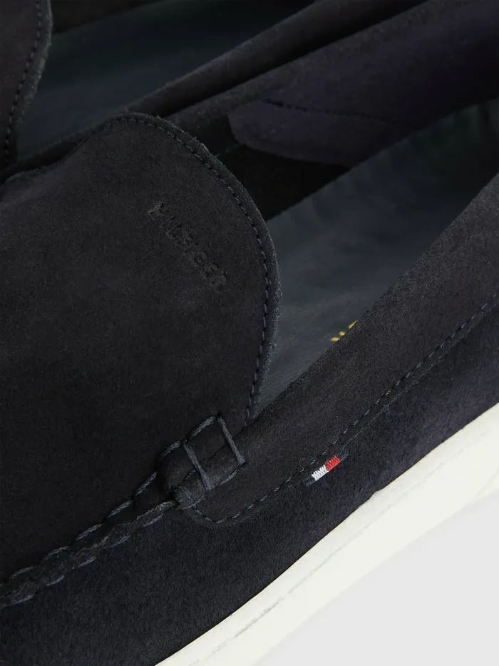 Tommy Hilfiger Comfort Suede Collapsible Loafers Desert Sky Mens Casual Shoes Near Me