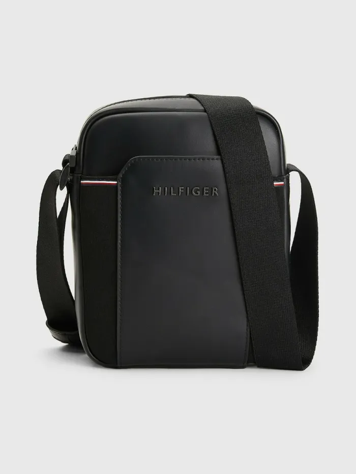 Tommy Hilfiger Commuter Small Reporter Bag Black Mens Bags Gift Ideas