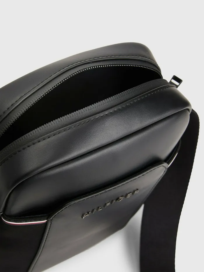 Tommy Hilfiger Commuter Small Reporter Bag Black Mens Bags Gift Ideas