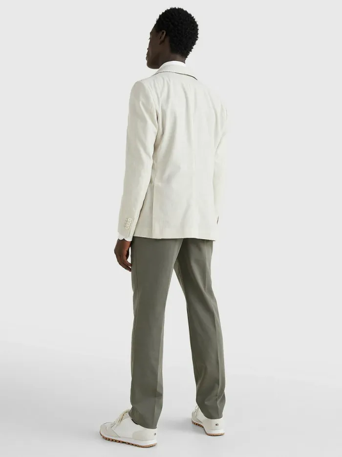 Tommy Hilfiger Constructed Slim Fit Blazer White Mens Blazers