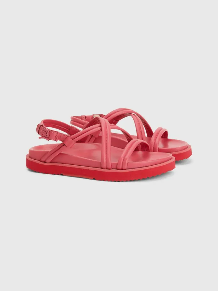 Tommy Hilfiger Crest Buckle Leather Sandals Pink Splendor Womens Sandals Near Me Tommy Hilfiger Crest Buckle Leather Sandals Pink Splendor Womens Sandals Near Me