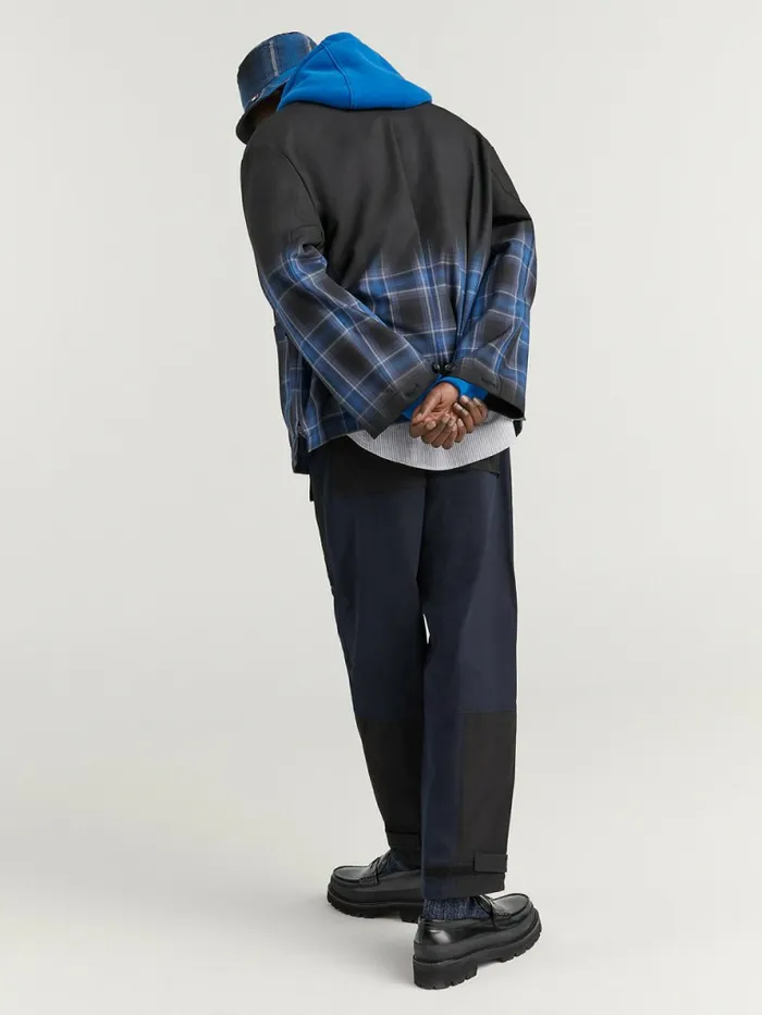 Tommy Hilfiger Crest FadeOut Print Tailored Jacket BlackMulti Mens Blazers