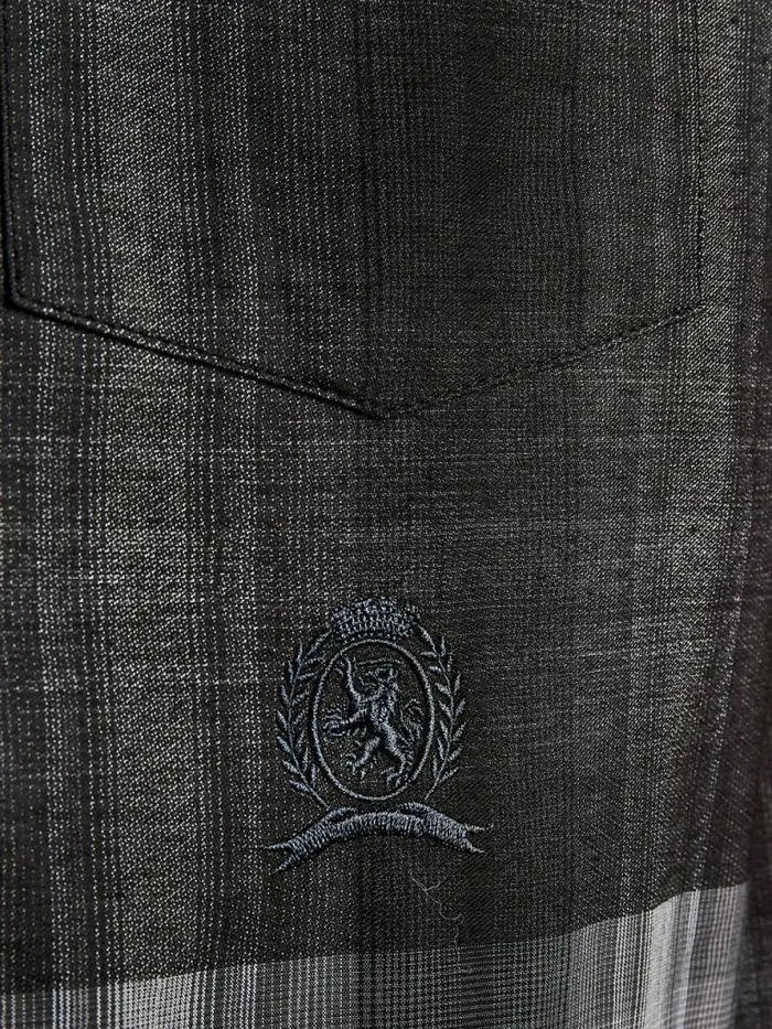 Tommy Hilfiger Crest Ombre Check Shirt Grey Check Mens Shirts Gift Ideas