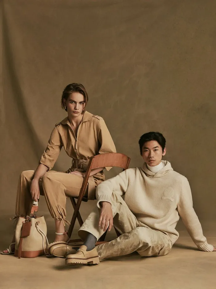 Tommy Hilfiger Crest Organic Cotton Knitted Hoody Desert Sand Dune Mens Knitwear Cheap On Sale