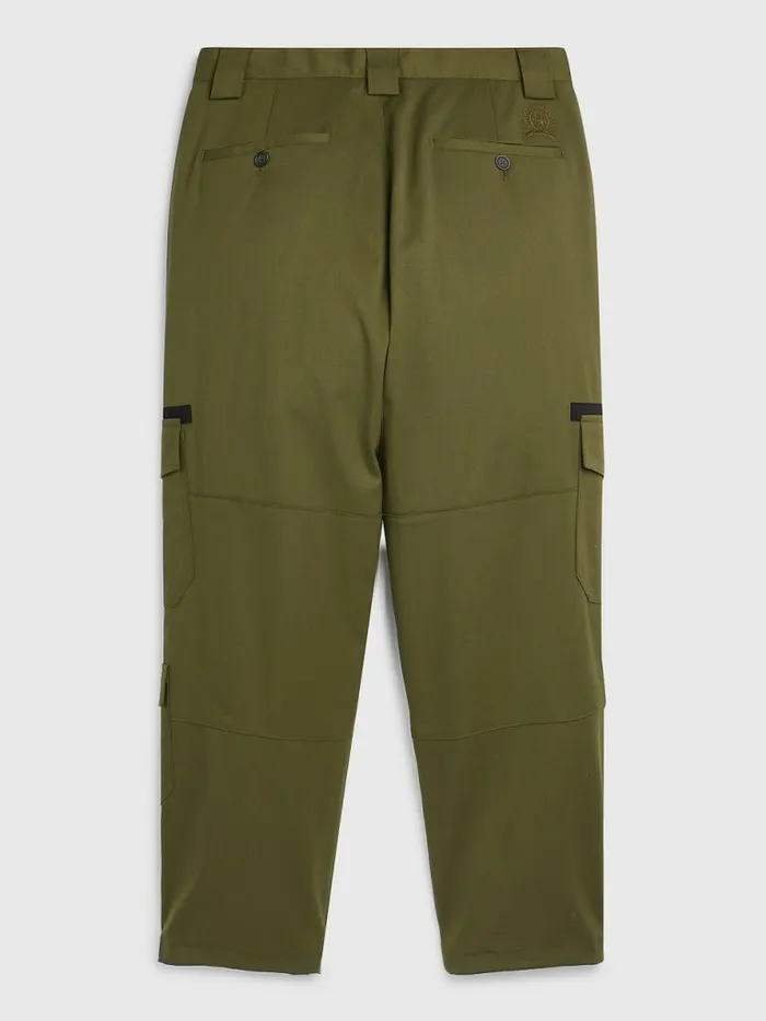 Tommy Hilfiger Crest Relaxed Cargo Trousers Northwood Olive Mens Trousers