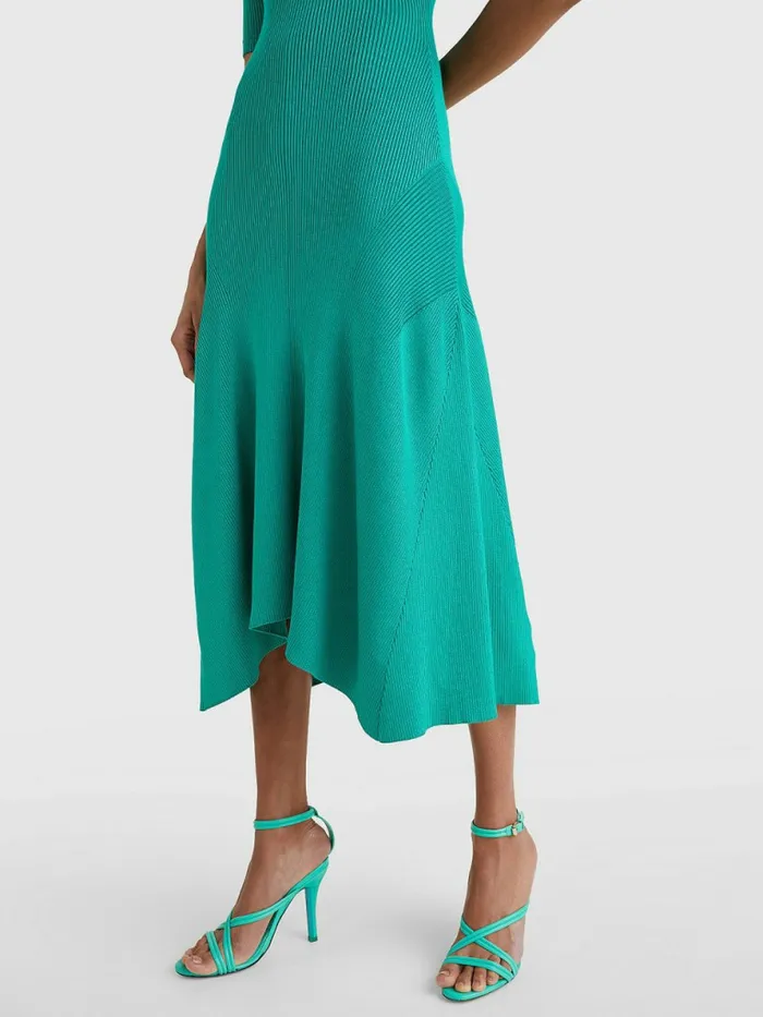 Tommy Hilfiger Crest Slim Fit Polo Dress Verde Womens Dresses and Jumpsuits Popular