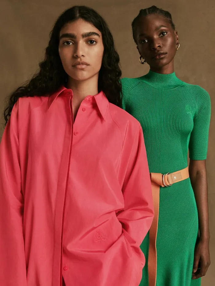 Tommy Hilfiger Crest Slim Fit Polo Dress Verde Womens Dresses and Jumpsuits Popular