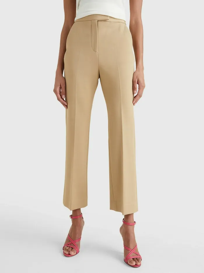 Tommy Hilfiger Crest Tailored Ankle Trousers Mojave Desert Womens Trousers