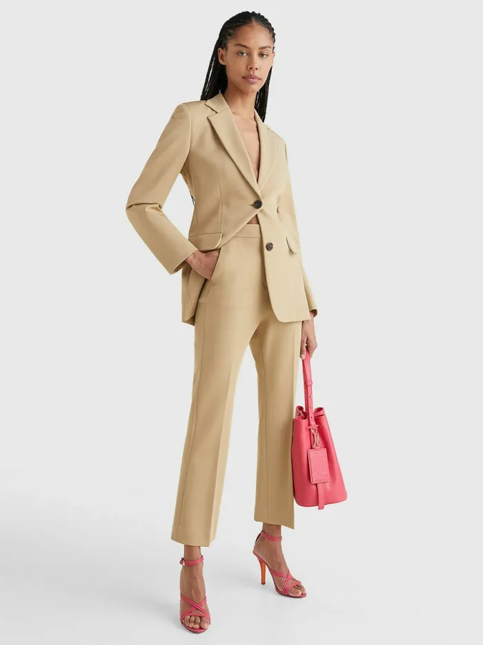 Tommy Hilfiger Crest Tailored Ankle Trousers Mojave Desert Womens Trousers