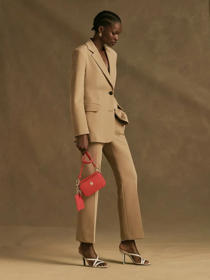 Tommy Hilfiger Crest Tailored Ankle Trousers Mojave Desert Womens Trousers