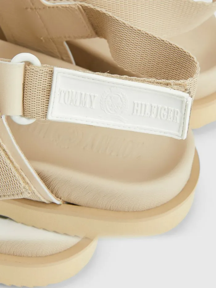 Tommy Hilfiger Crest Webbing Sandals Desert Sand Dune Mens Formal Shoes and Brogues Gift for Friend