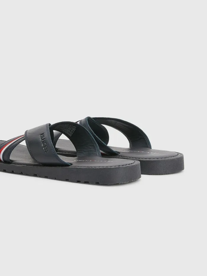 Tommy Hilfiger Crossover Strap Sandals Desert Sky Mens Boots Gift 4 You