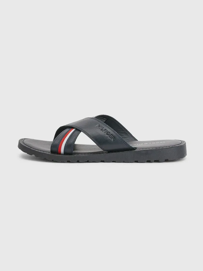 Tommy Hilfiger Crossover Strap Sandals Desert Sky Mens Boots Gift 4 You