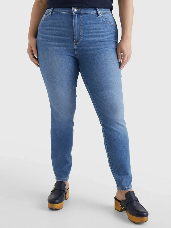 Tommy Hilfiger Curve Harlem High Rise Super Skinny Th Flex Jeans Izzy Womens Jeans Cheap On Sale Tommy Hilfiger Curve Harlem High Rise Super Skinny Th Flex Jeans Izzy Womens Jeans Cheap On Sale