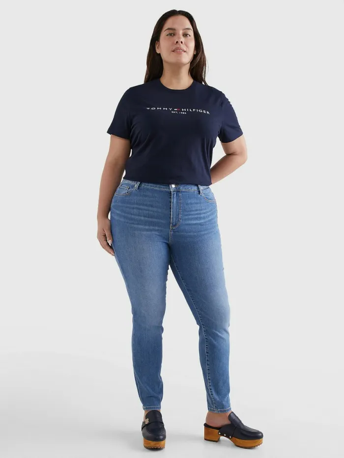 Tommy Hilfiger Curve Harlem High Rise Super Skinny Th Flex Jeans Izzy Womens Jeans Cheap On Sale