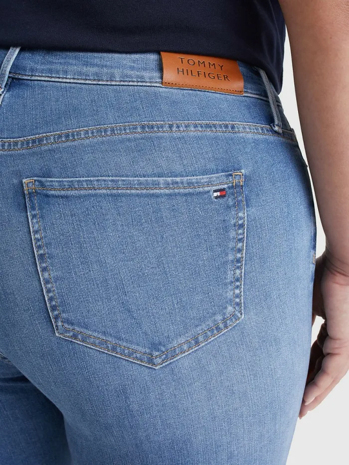 Tommy Hilfiger Curve Harlem High Rise Super Skinny Th Flex Jeans Izzy Womens Jeans Cheap On Sale