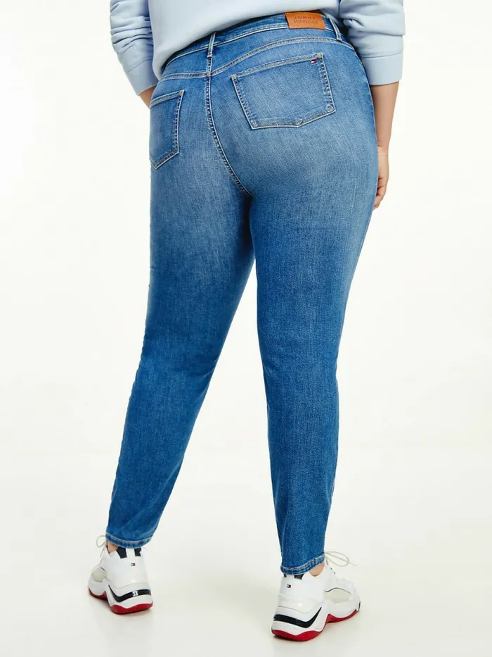 Tommy Hilfiger Curve Harlem High Rise Super Skinny Th Flex Jeans Izzy Womens Jeans Near Me