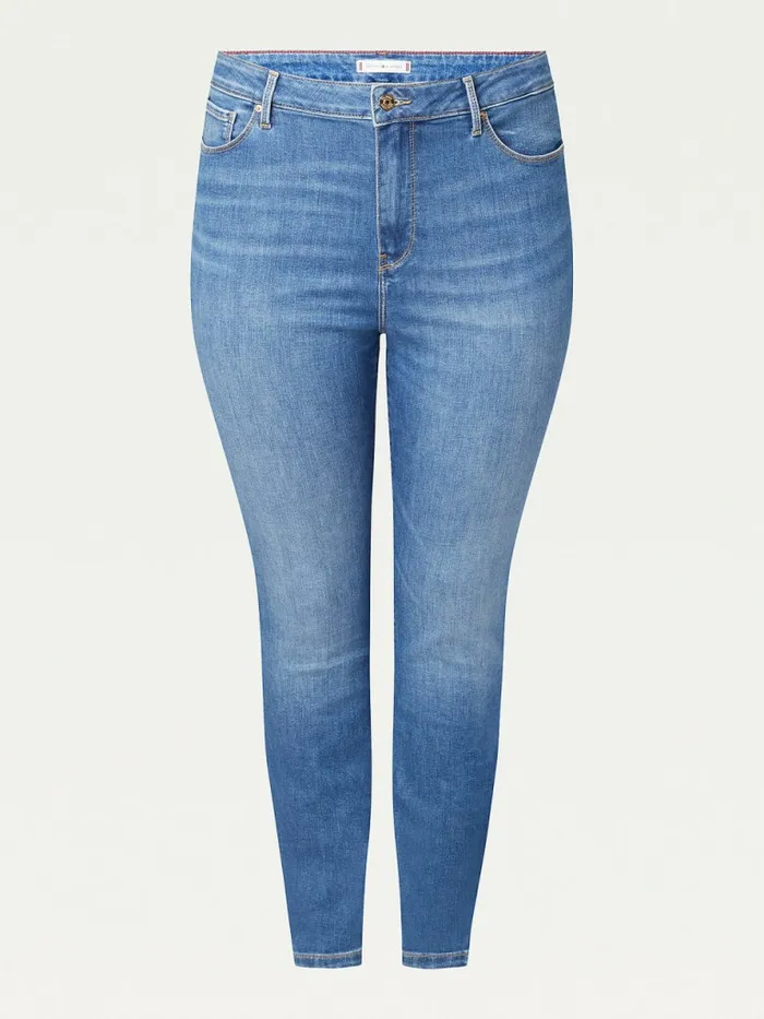 Tommy Hilfiger Curve Harlem High Rise Super Skinny Th Flex Jeans Izzy Womens Jeans Near Me