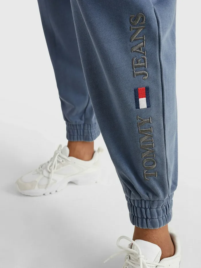 Tommy Hilfiger Curve Relaxed Fit Logo Joggers Twilight Navy Womens Trousers