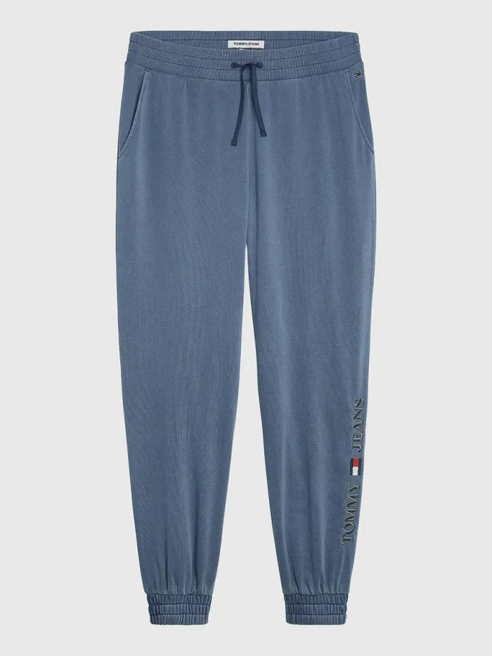 Tommy Hilfiger Curve Relaxed Fit Logo Joggers Twilight Navy Womens Trousers