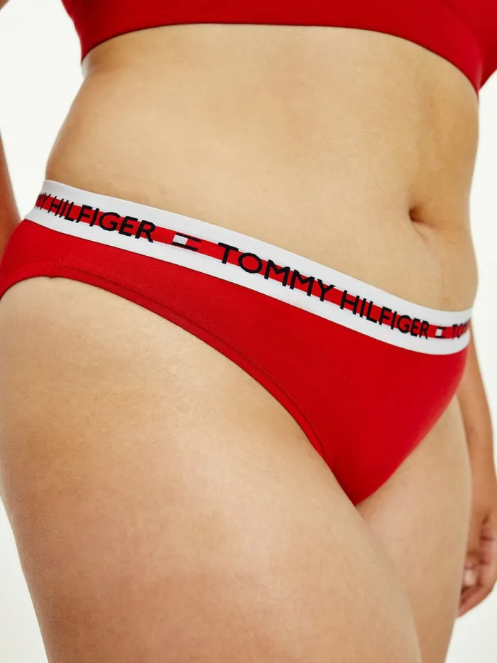 Tommy Hilfiger Curve Repeat Logo Stretch Organic Cotton Briefs Primary Red Womens Curve Fashion Tommy Hilfiger Curve Repeat Logo Stretch Organic Cotton Briefs Primary Red Womens Curve Fashion