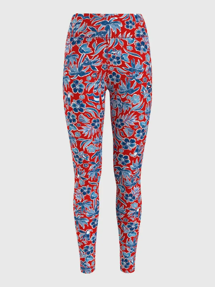 Tommy Hilfiger Curve Sport HighWaist Leggings Island Print Womens CoOrds