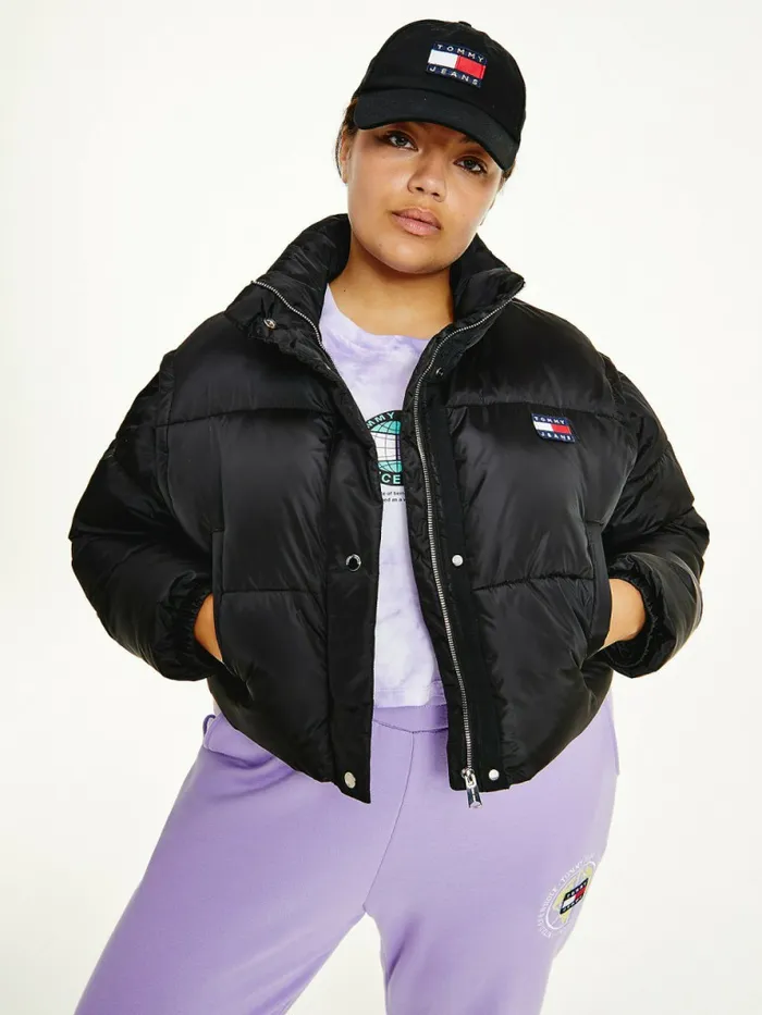 Tommy Hilfiger Curve Tommy Badge Cropped Vest Puffer Jacket Black Womens Coats and Jackets Near Me Tommy Hilfiger Curve Tommy Badge Cropped Vest Puffer Jacket Black Womens Coats and Jackets Near Me