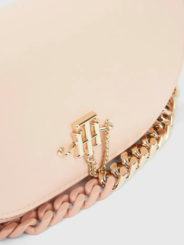 Tommy Hilfiger Curved Small Crossover Bag Sepia Pink Womens Bags Gift 4 You