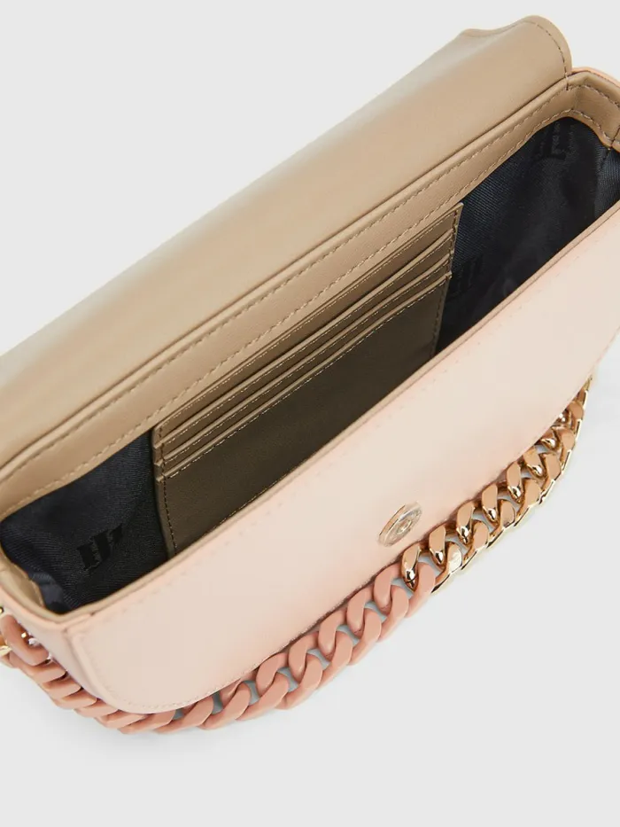 Tommy Hilfiger Curved Small Crossover Bag Sepia Pink Womens Bags Gift 4 You