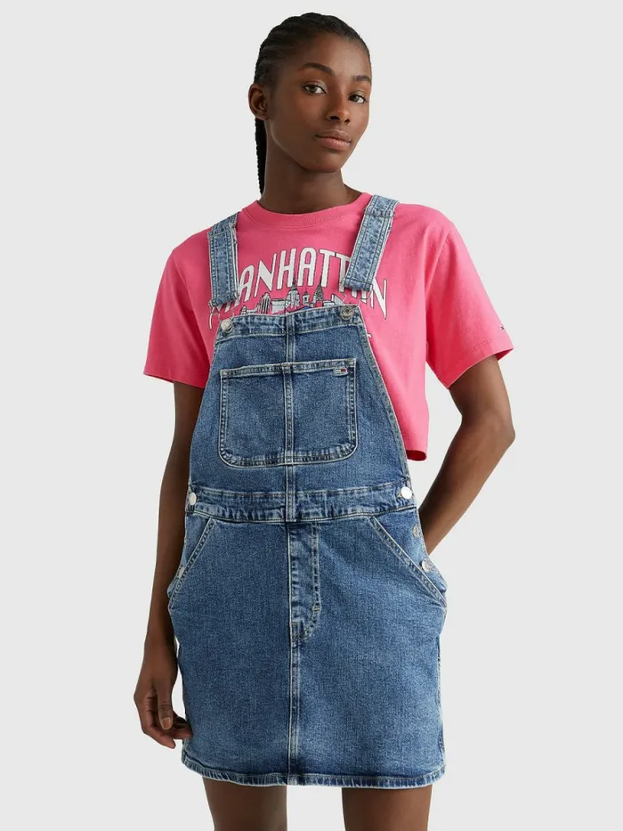 Tommy Hilfiger Denim Dungaree Dress Denim Medium Womens Dresses and Jumpsuits Sale Tommy Hilfiger Denim Dungaree Dress Denim Medium Womens Dresses and Jumpsuits Sale