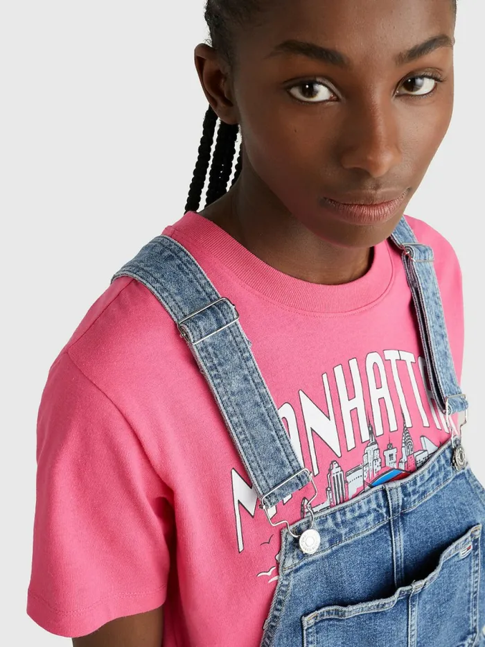 Tommy Hilfiger Denim Dungaree Dress Denim Medium Womens Dresses and Jumpsuits Sale