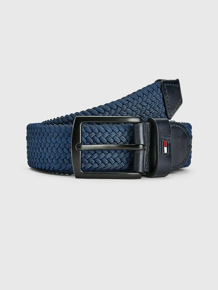 Tommy Hilfiger Denton Elasticated Braided Belt Twilight Indigo Mens Belts Gift Ideas Tommy Hilfiger Denton Elasticated Braided Belt Twilight Indigo Mens Belts Gift Ideas