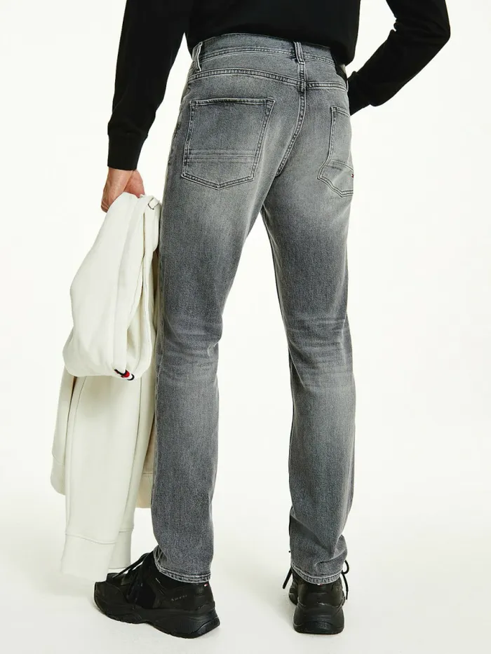 Tommy Hilfiger Denton Straight Faded Jeans Logan Grey Mens Jeans Gift 4 You